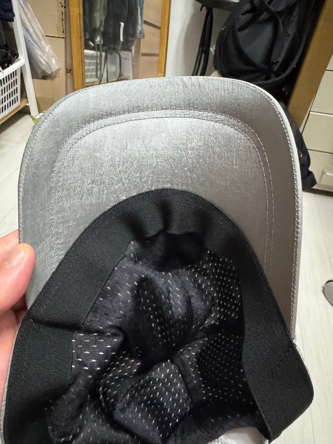 [xl] 스톤 아일랜드 메탈 6-패널 캡 아쿠아 상품이미지8