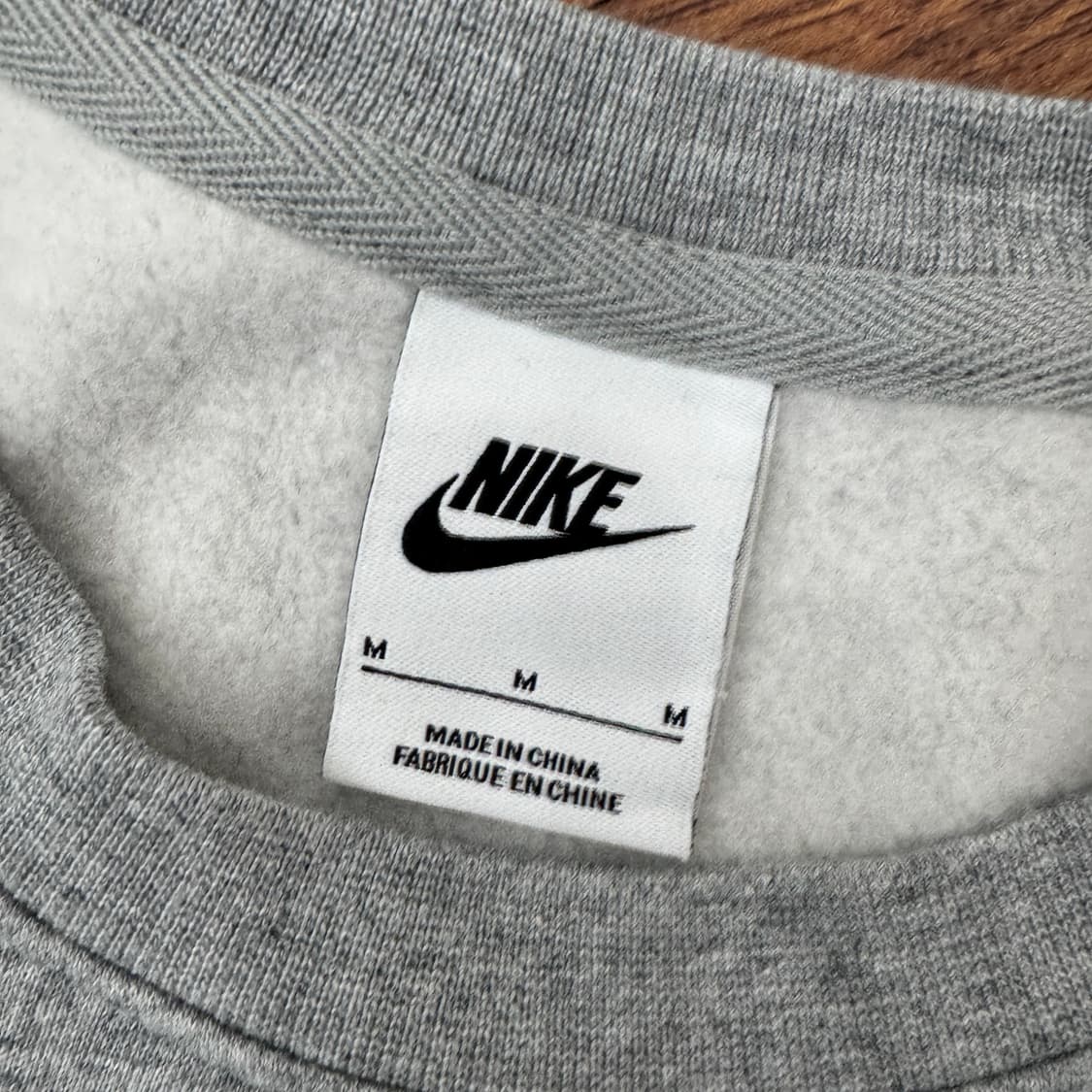 M 나이키 클럽 크루 맨투맨 티셔츠(안감기모)  상품이미지4