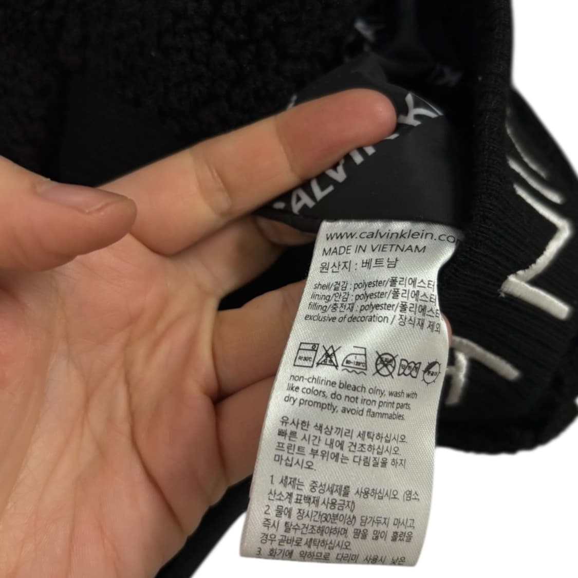 켈빈클라인 쉐르파 후리스 점퍼 상품이미지7