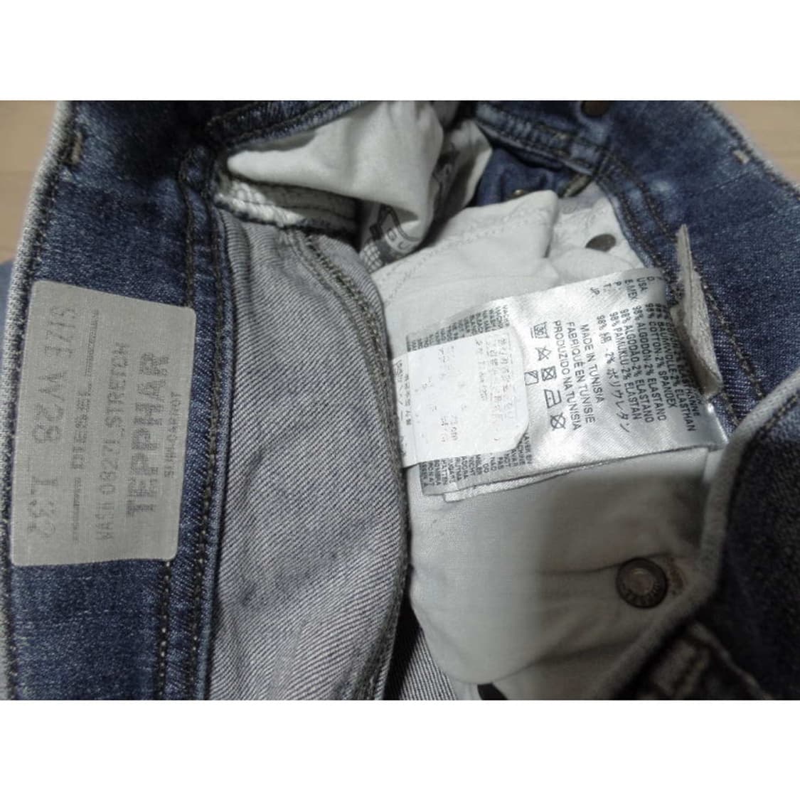 28-29/ 디젤 / tepphar/스키니데님/토820-완 상품이미지6