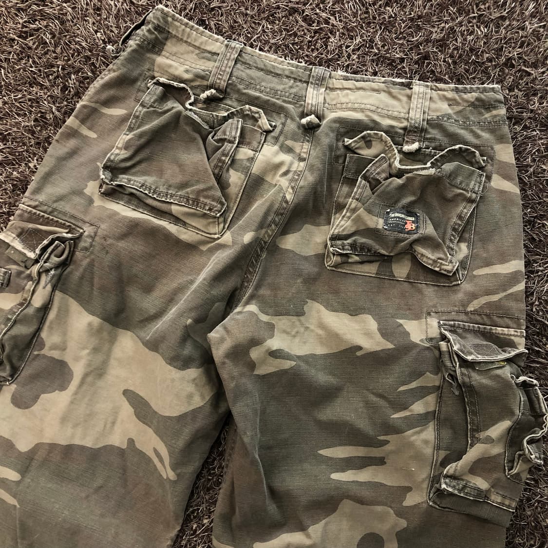 빈티지 카모 밀리터리 카고 팬츠 상품이미지5