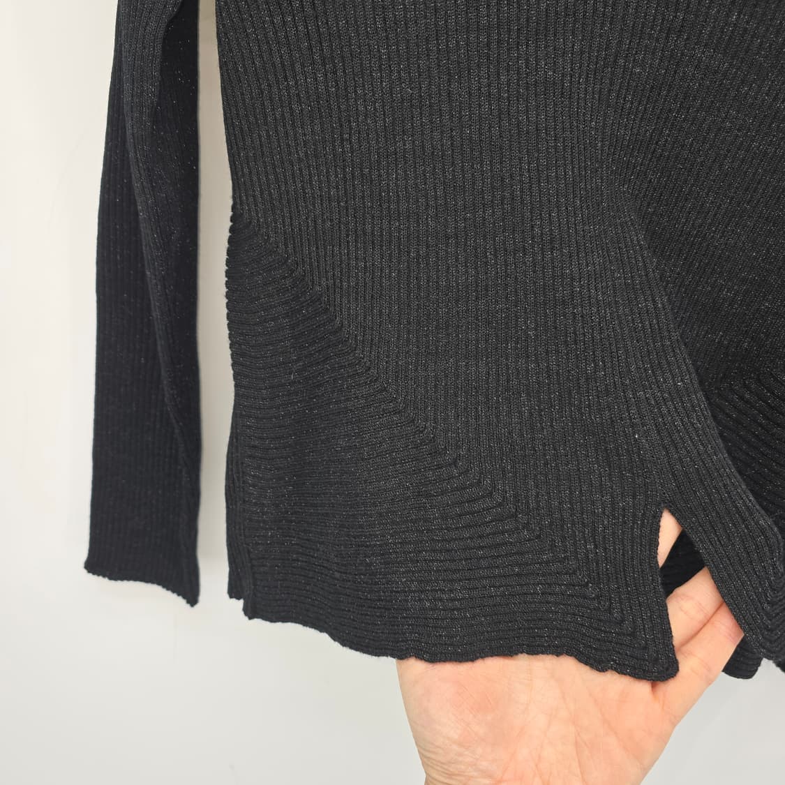 일본빈티지 펄 니트 브이넥 니트 상품이미지6