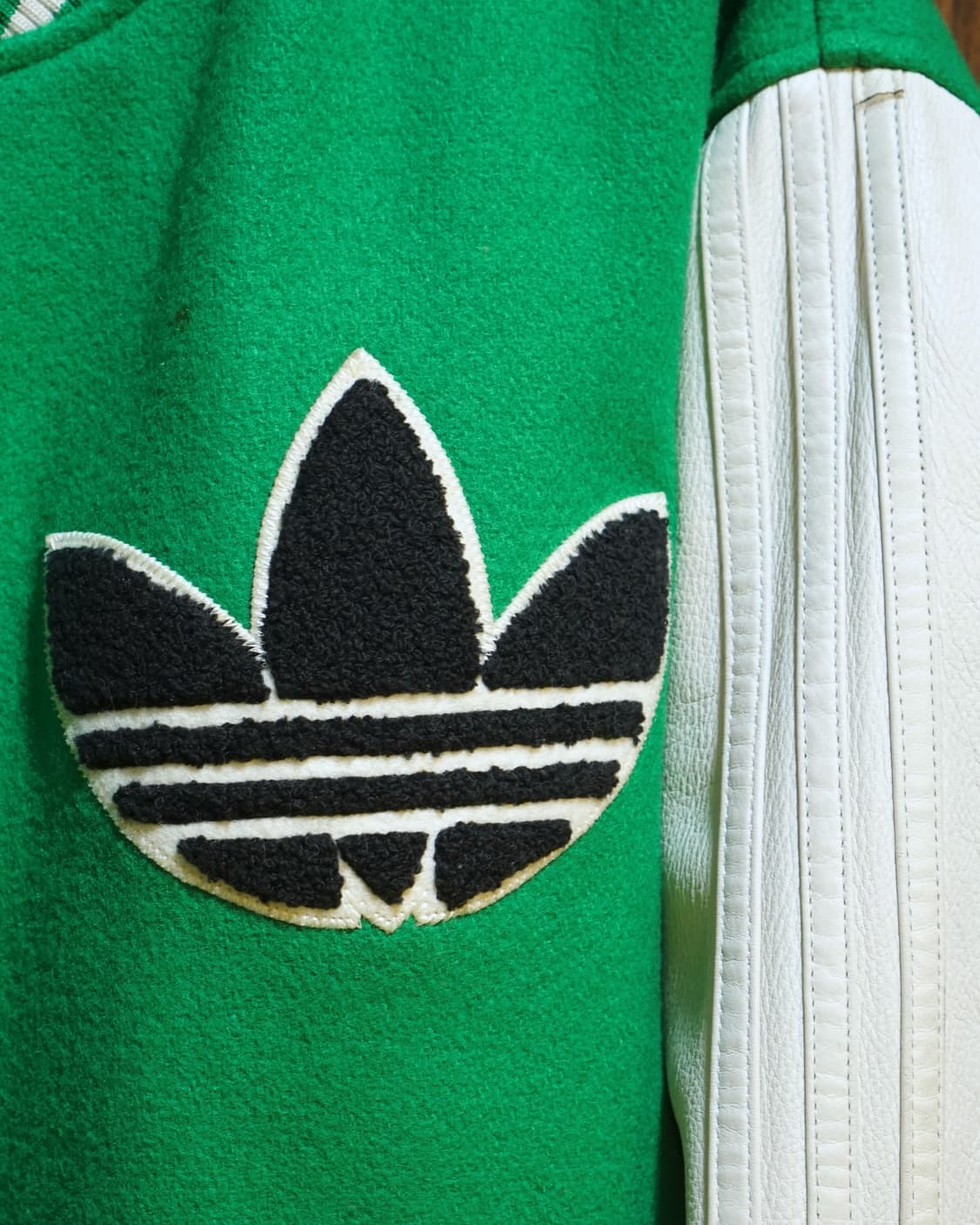 아디다스 캐나다 오리지널 레더 바시티자켓 상품이미지6