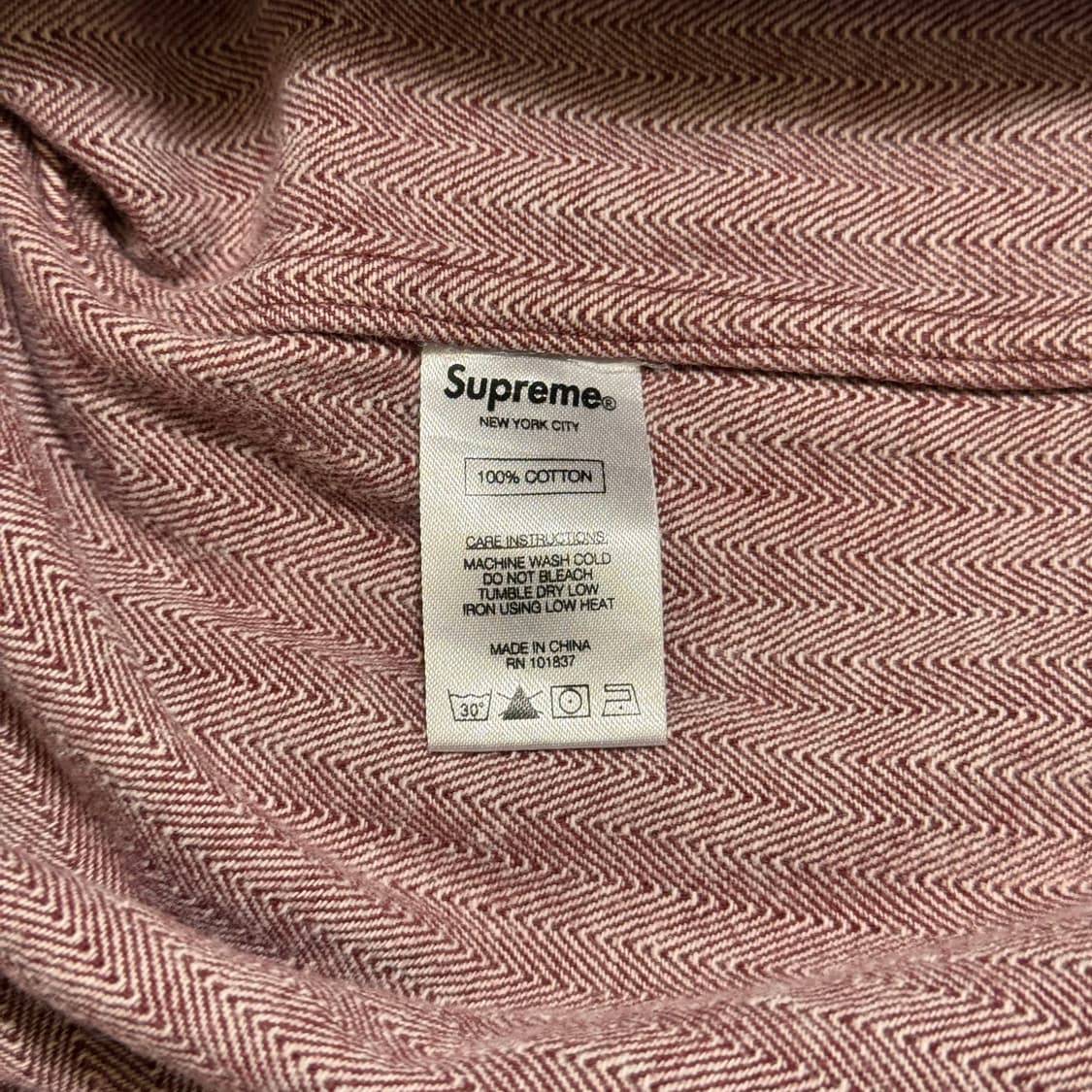 슈프림 헤링본 포켓 셔츠 상품이미지5