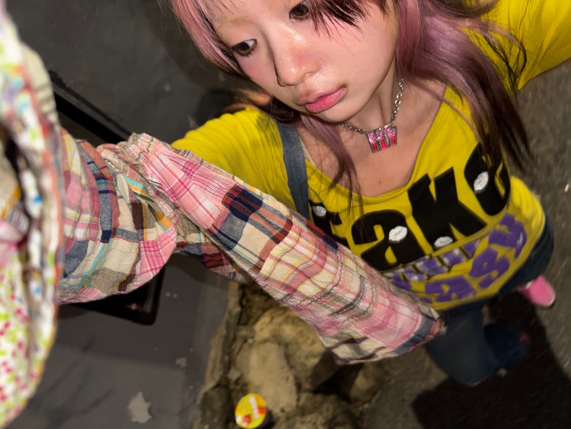 jpn키치 U넥 딱붙 롱슬리브 상품이미지2