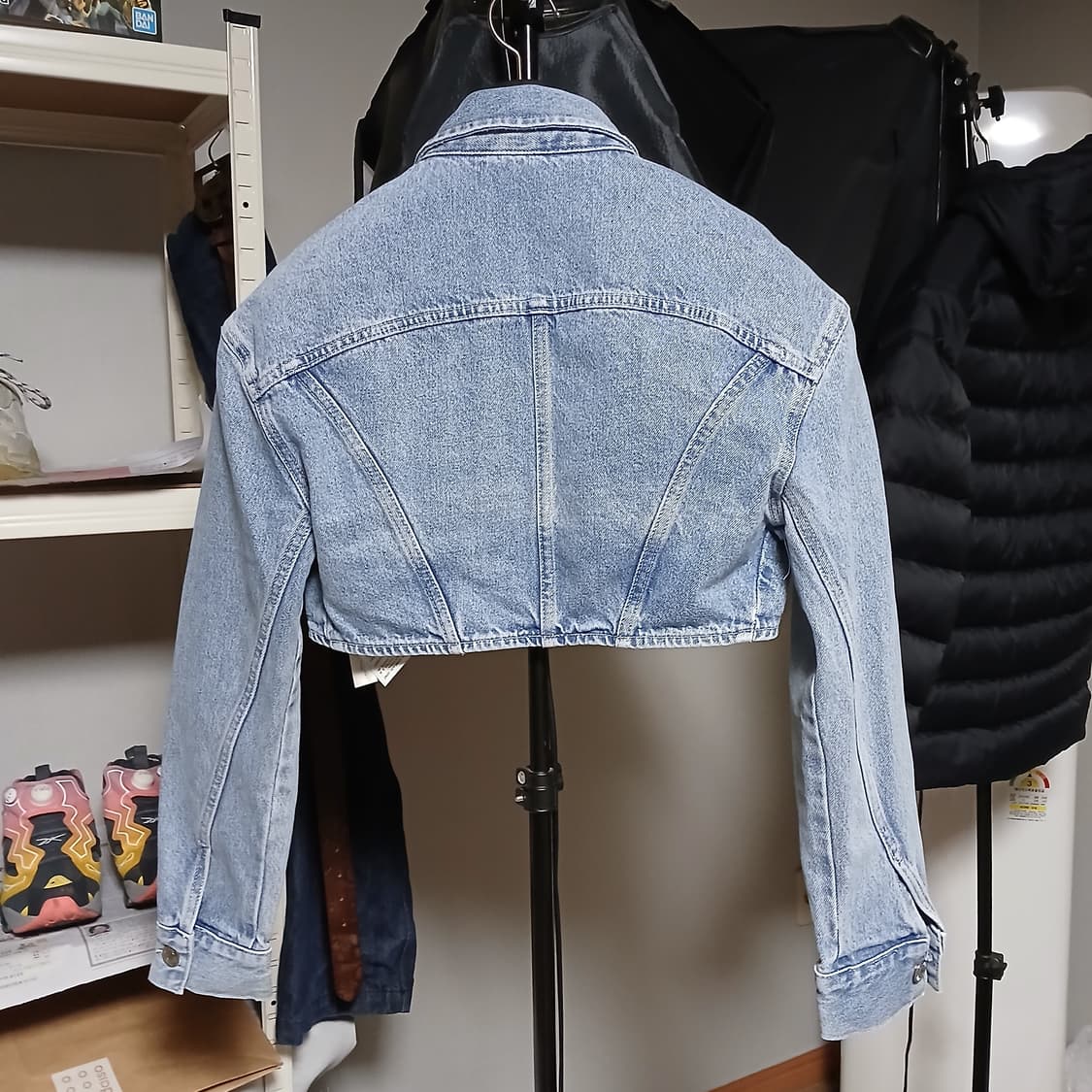 Zara 자라 볼레로 데님 청자켓 상품이미지6