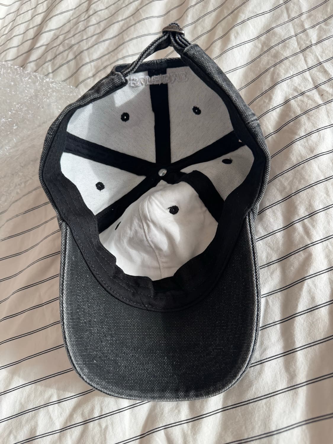 (새상품급 미사용) 슈프림 S로고 피그먼트 볼캡 블랙 원사이즈 상품이미지10