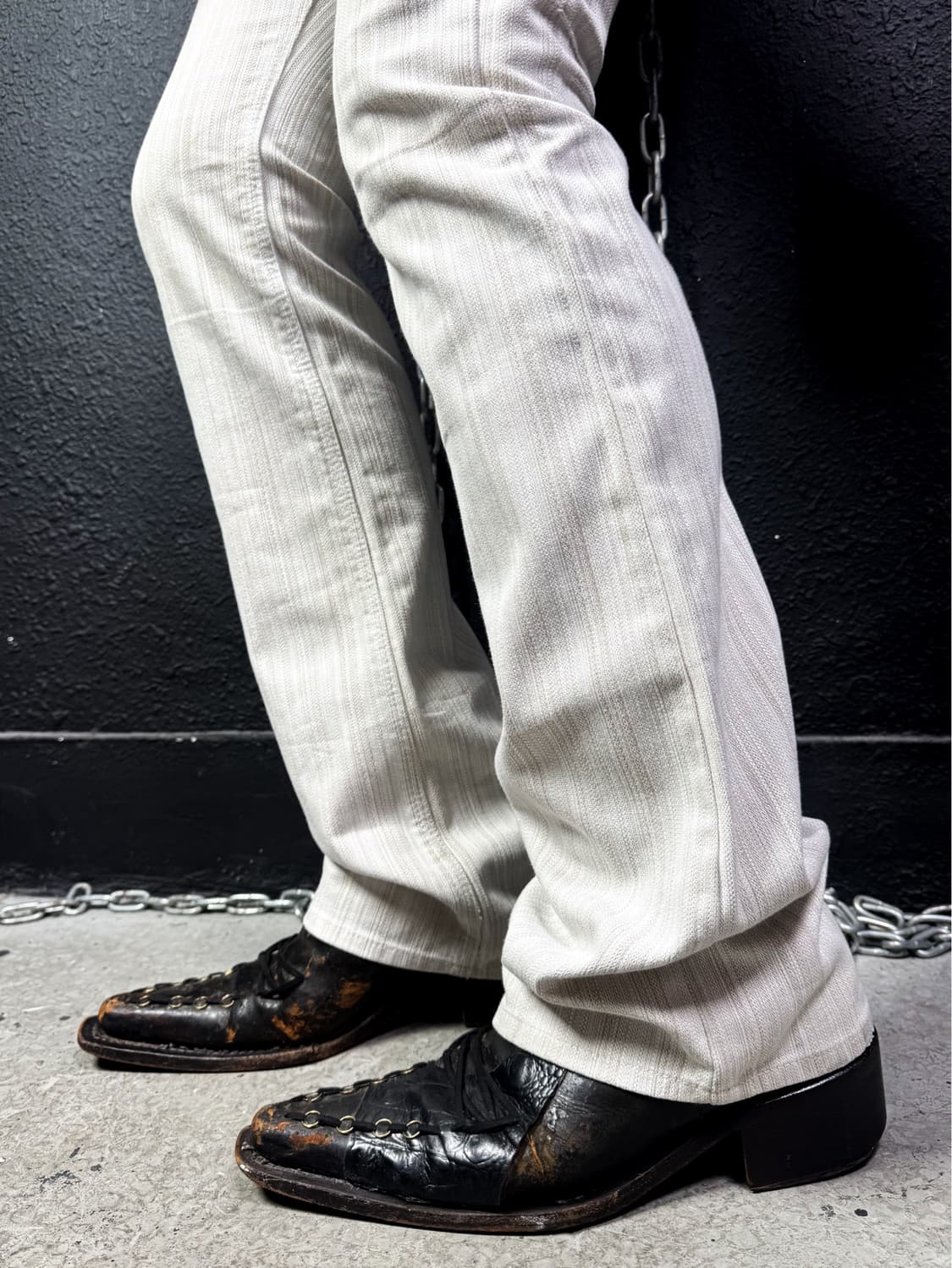 Python Detail Boot-cut Pants 상품이미지2