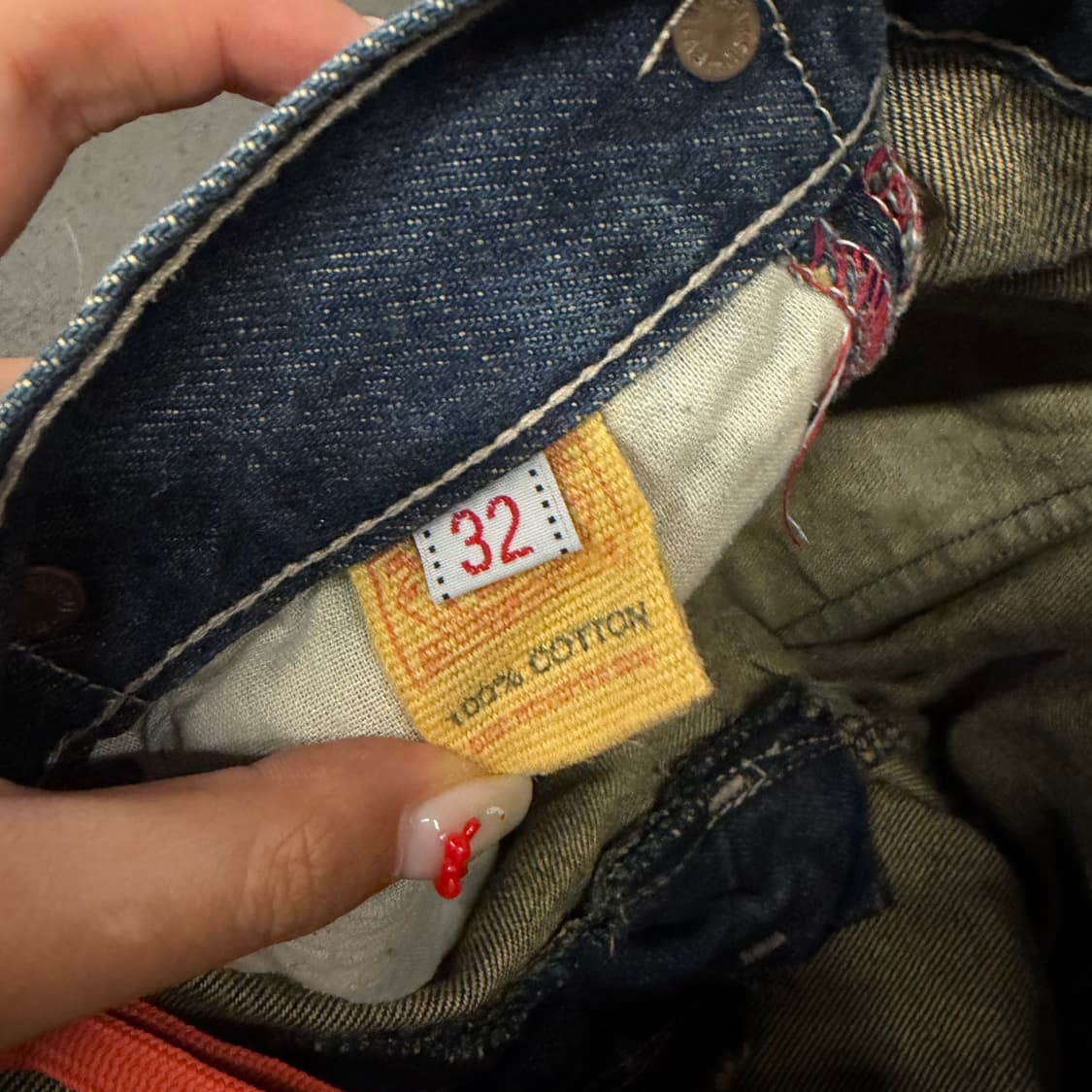 [ 정품/32 ] 에비수 엔지니어드진 데님 청바지 상품이미지5