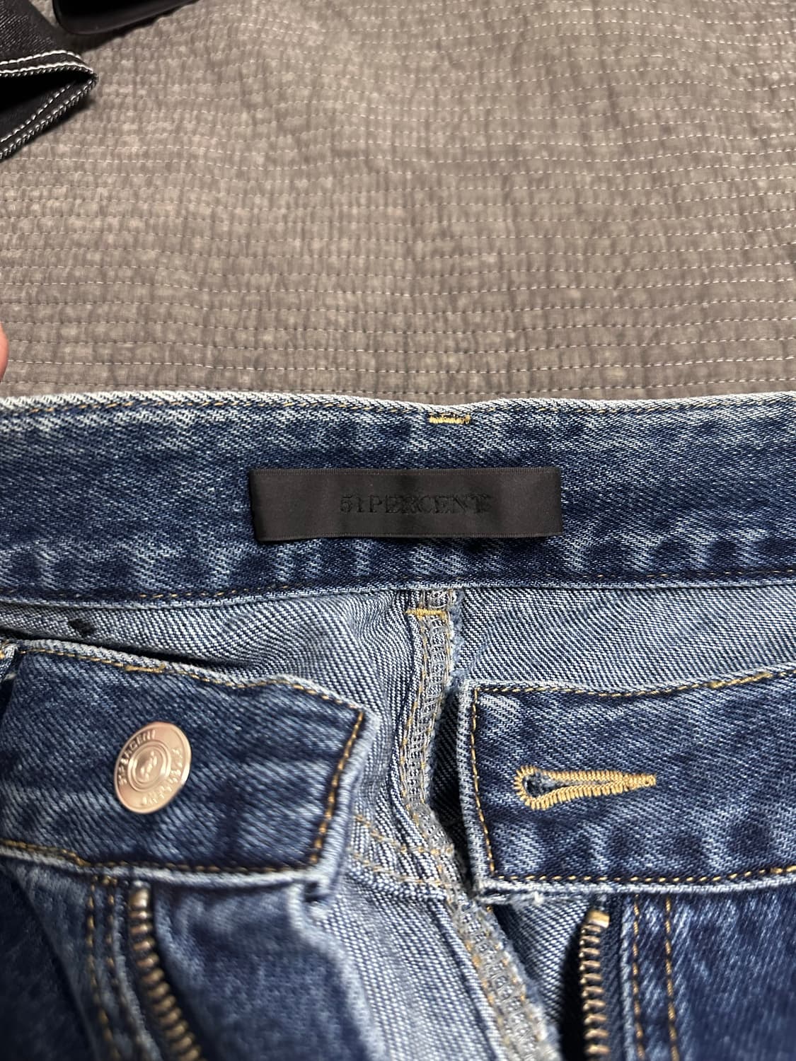 [L] 51퍼센트 TUNNEL LINING TROUSER (DENIM) 상품이미지4