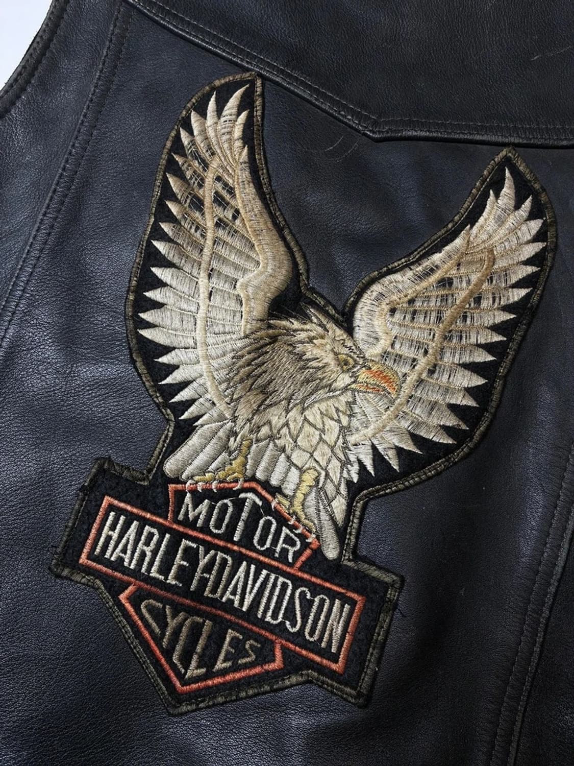 Selected 할리 복각 자수 코르셋 소가죽 베스트 PN8172 상품이미지7