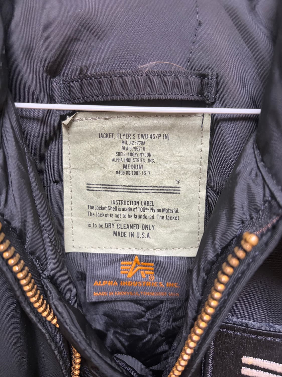 알파인더스트리 봄버 자켓 상품이미지4