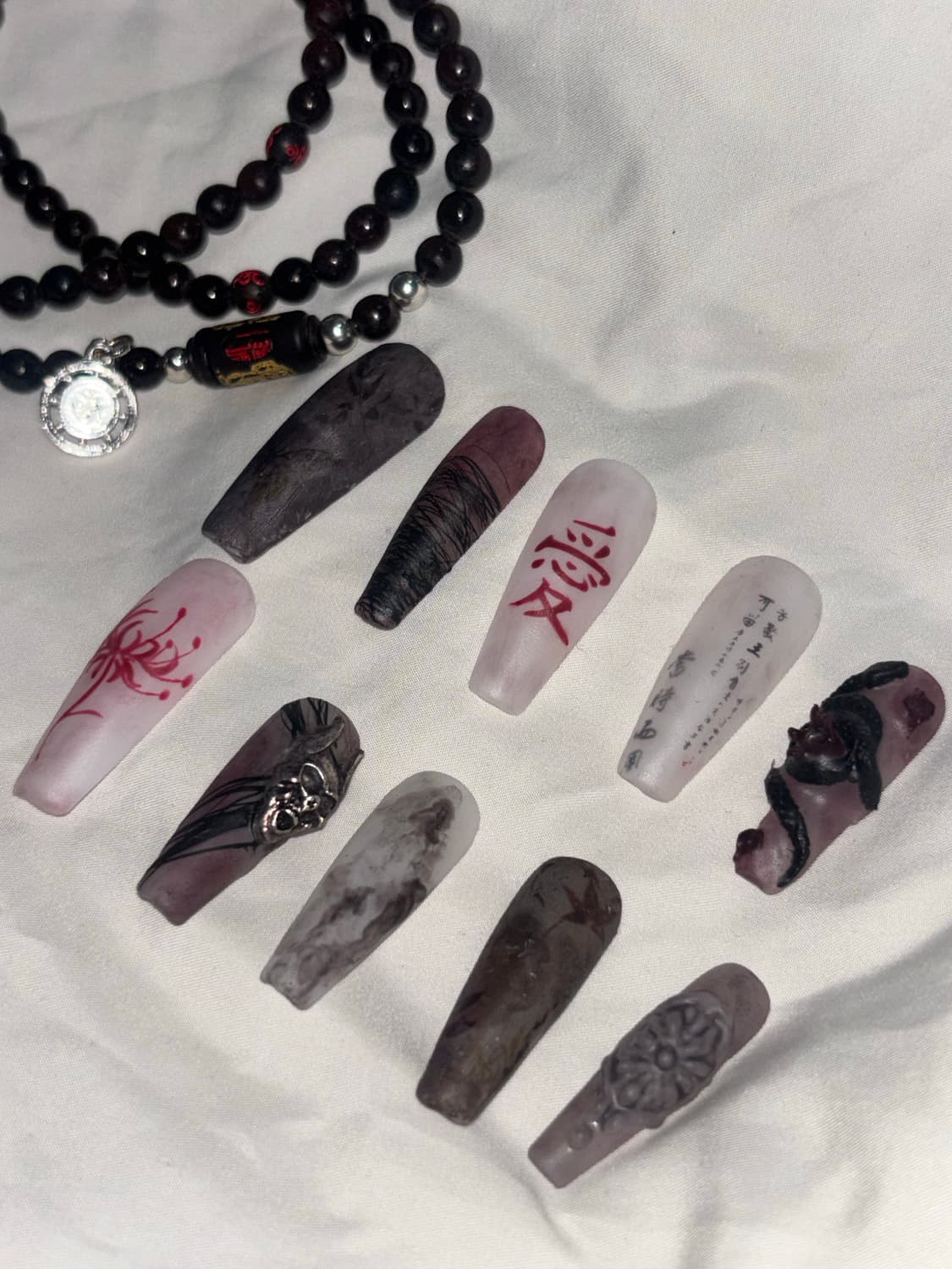 동양풍 오리엔탈 네일팁 상품이미지1