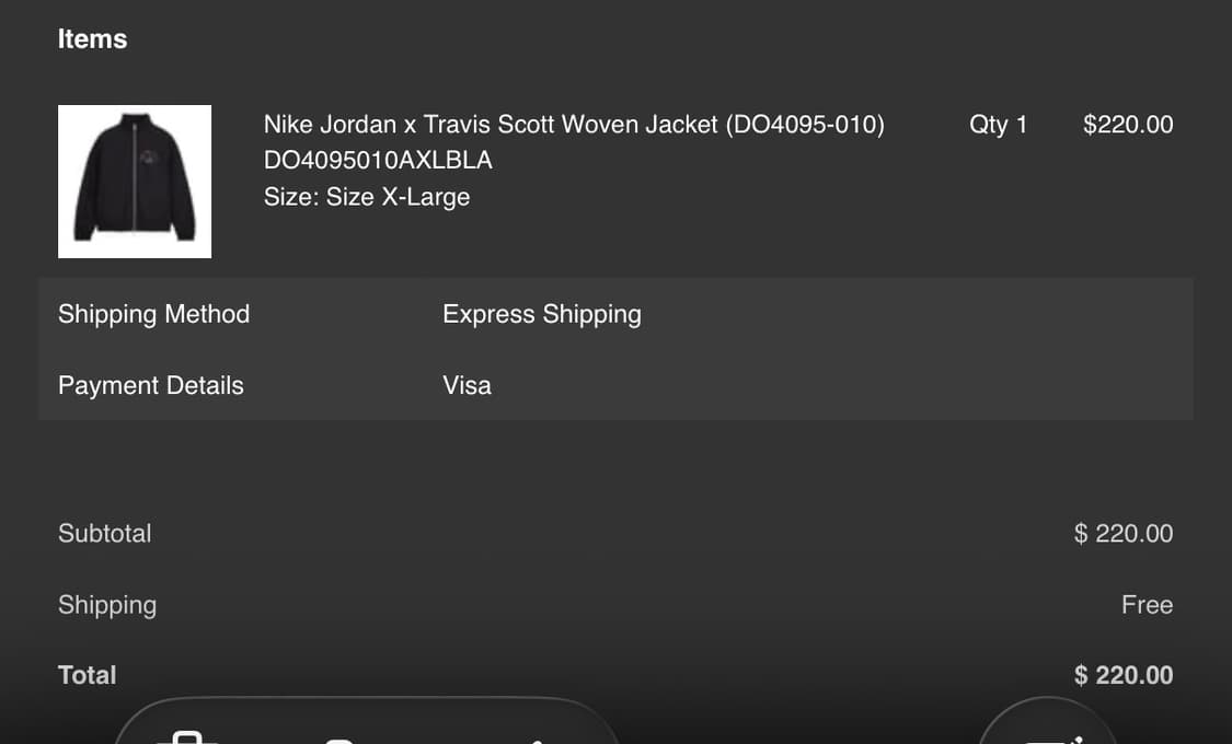 (US XL) 나이키 x 트래비스스캇 캑터스잭 우븐 자켓 상품이미지6