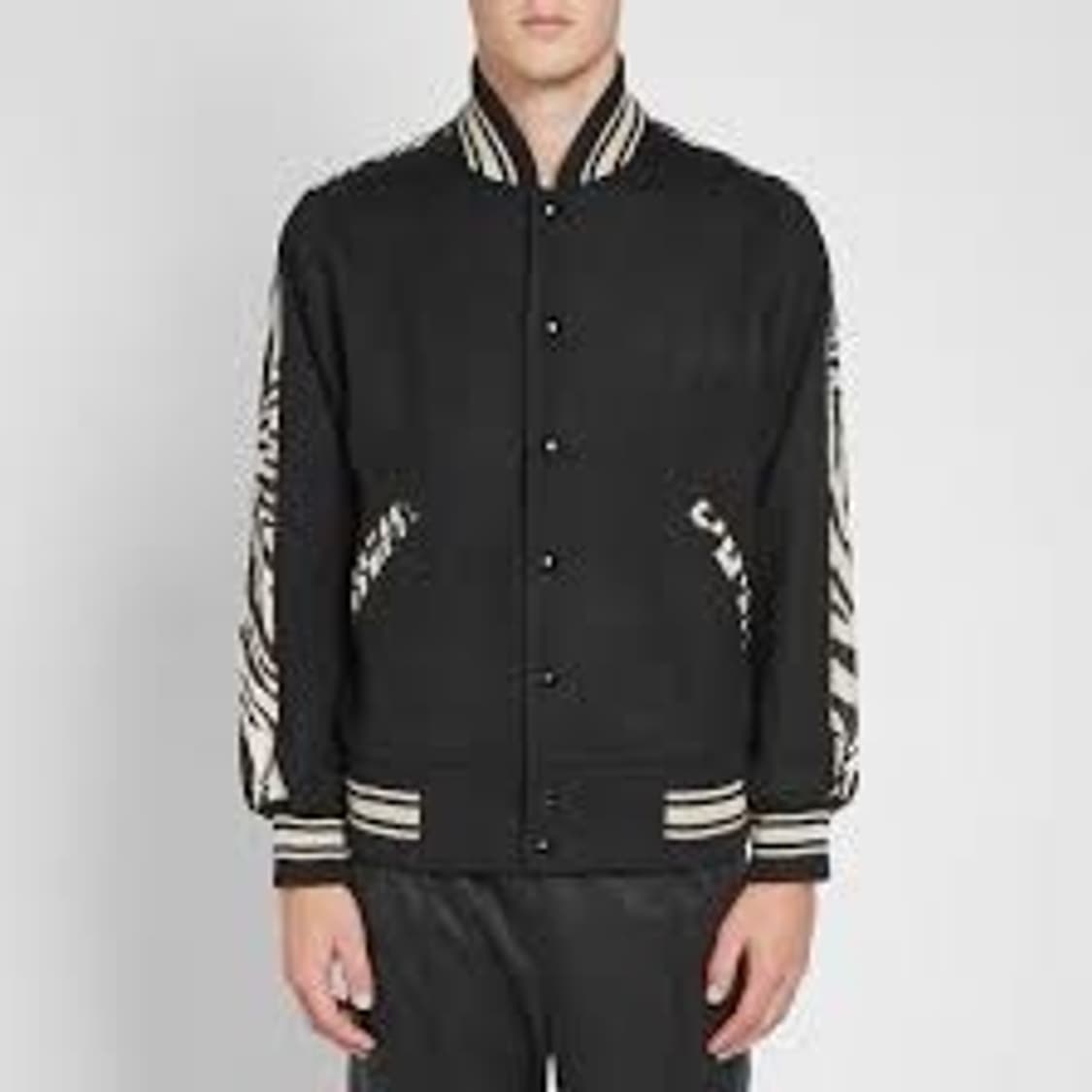 니들스 레오파드 바시티 테디 자켓 상품이미지1