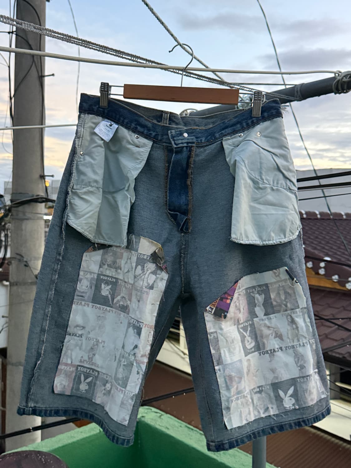위캔더스 COVER DENIM SHORTS (DENIM) 상품이미지3