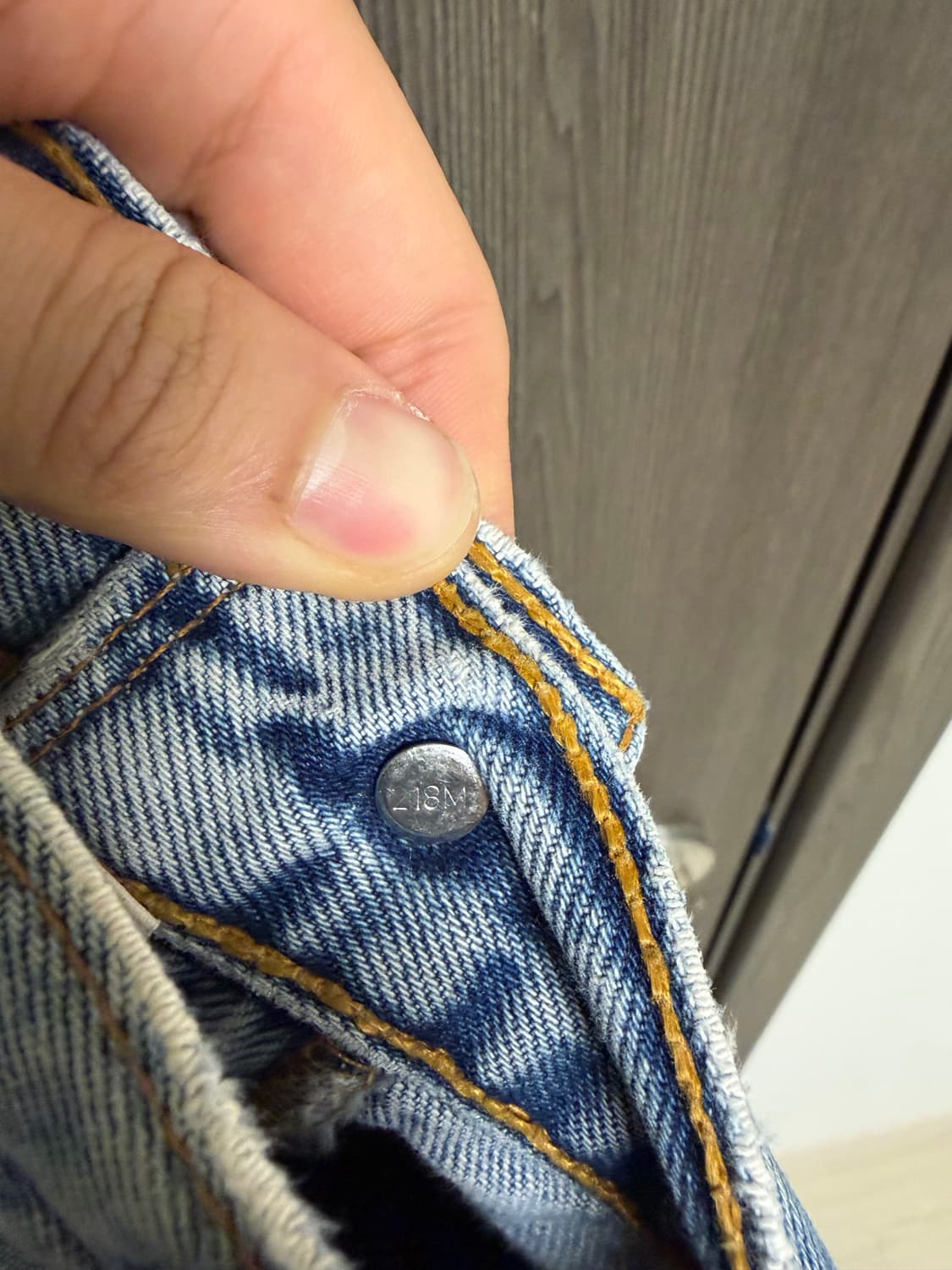 빈티지 리바이스 550 릴렉스 테이퍼드 핏 연청 상품이미지6