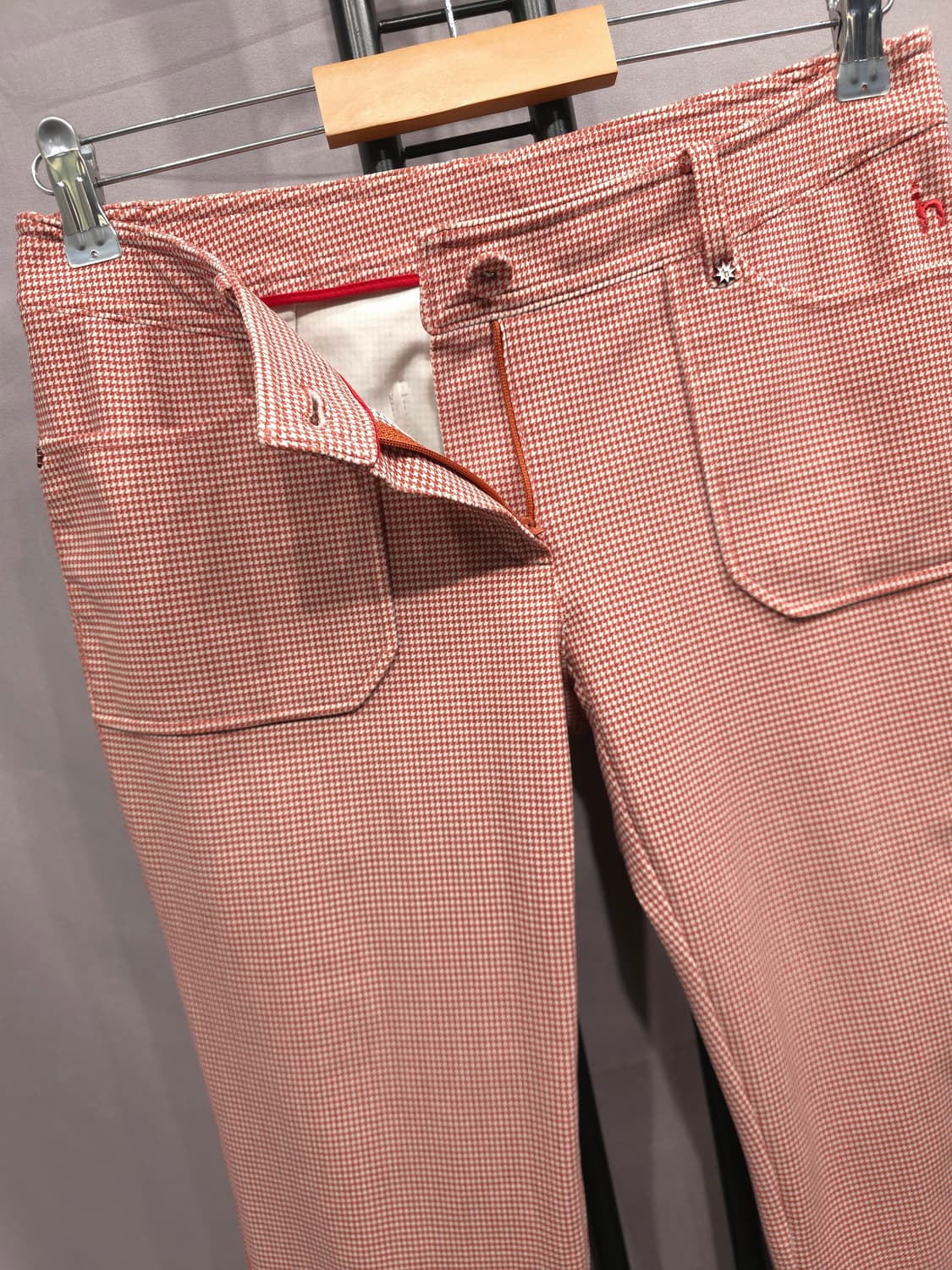 헤지스 골프 여성 하운드투스 체크 바지 28 상품이미지2