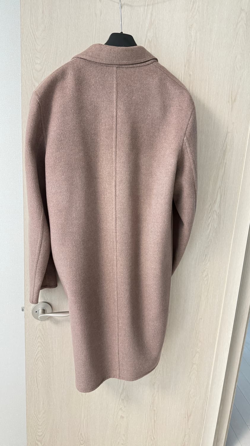 TIME 멜란지 핑크 캐시미어 코트 상품이미지2
