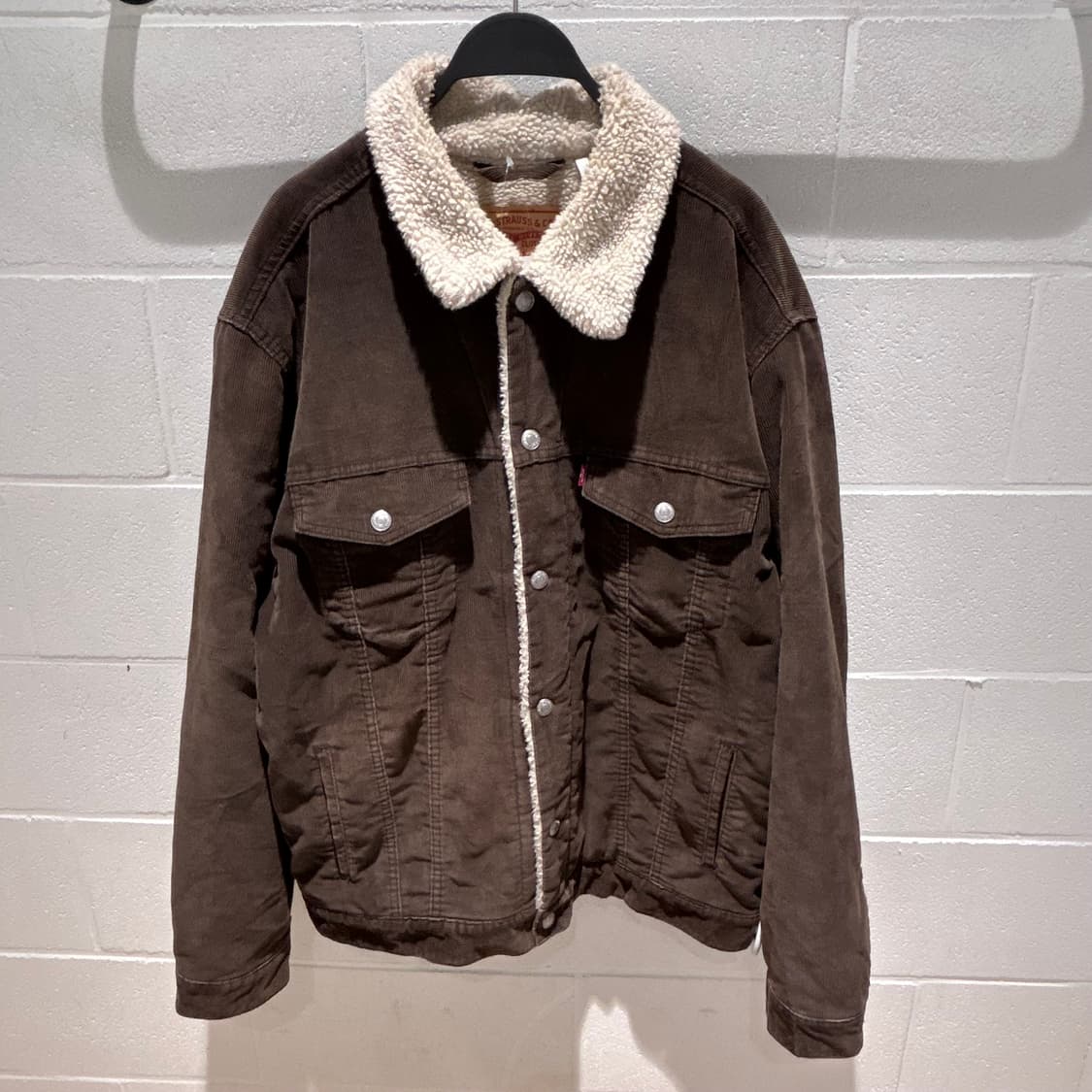 Levis Sherpa Brown Denim Jacket 상품이미지5