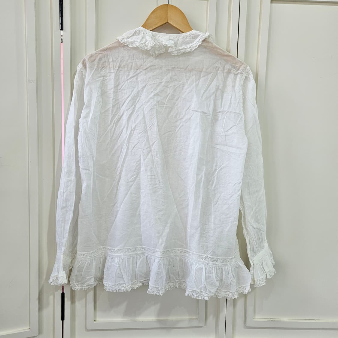 핑크하우스 스타일 레이스 가디건블라우스 상품이미지7