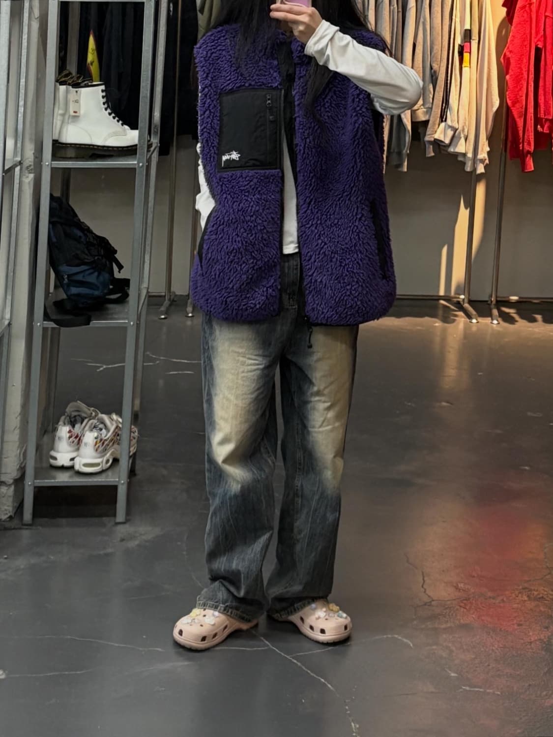 스투시 쉐르파 리버시블 플리스 베스트 A3012 상품이미지2