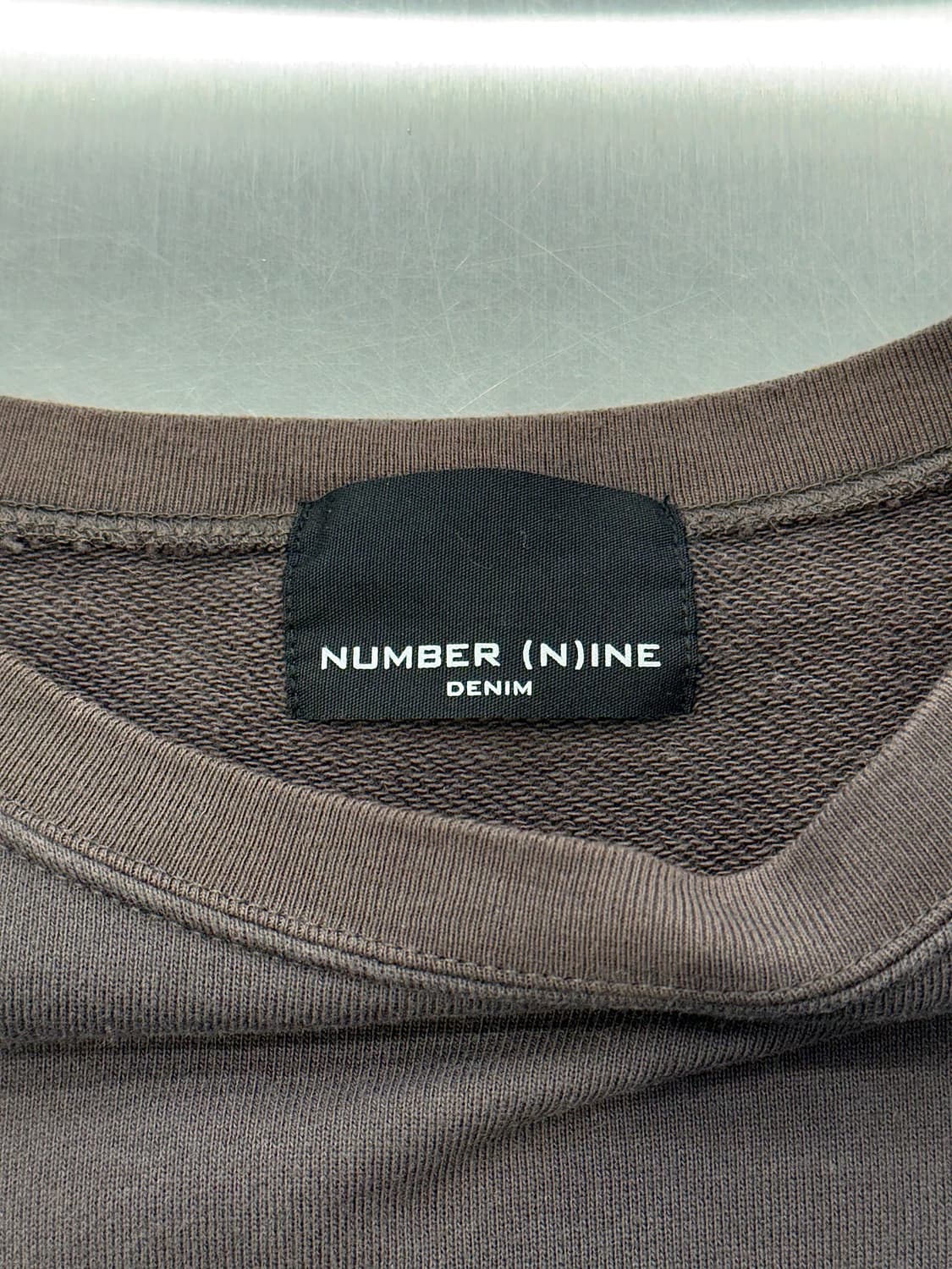넘버나인 모키 실링 오버복스 크루넥 스웨트 셔츠 상품이미지7