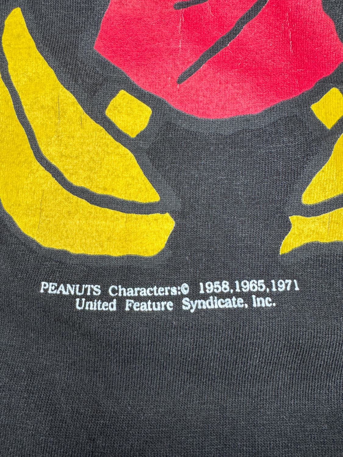 빈티지 90s 피너츠 스누피 우드스탁 그래픽 티셔츠 M 상품이미지3