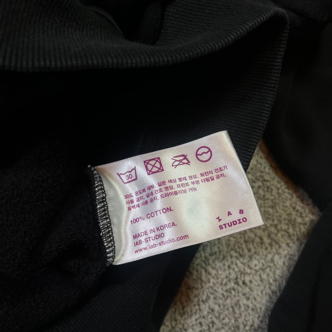 아이앱 스튜디오 x JTBC 빅로고 후드집업 상품이미지5