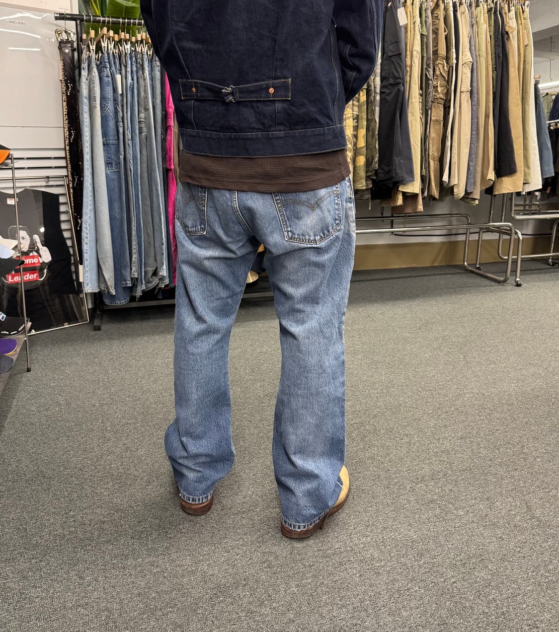 38)리바이스 517 빈티지 중청 부츠컷 데님팬츠 상품이미지2