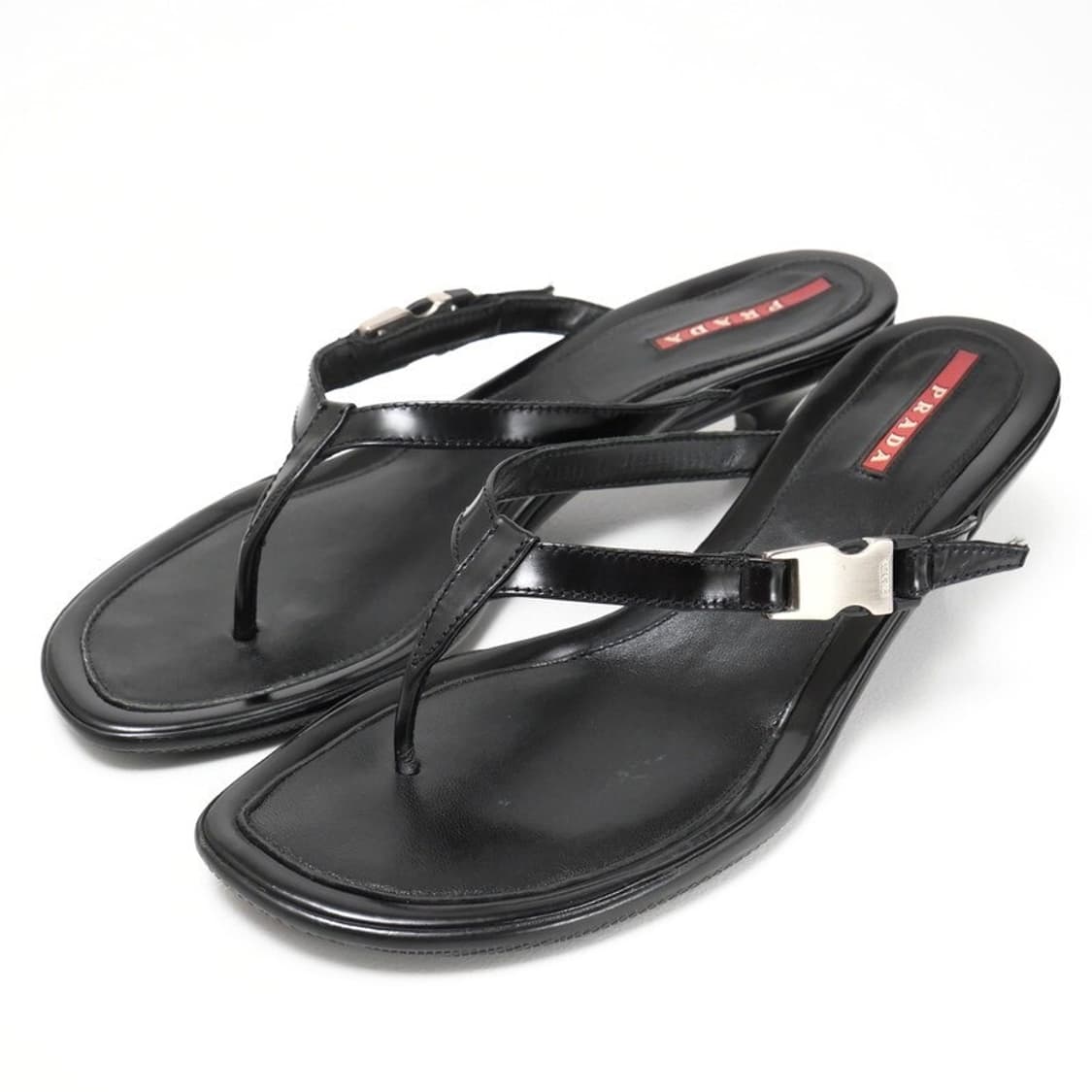 PRADA Middle Heel Flip-Flops 상품이미지1