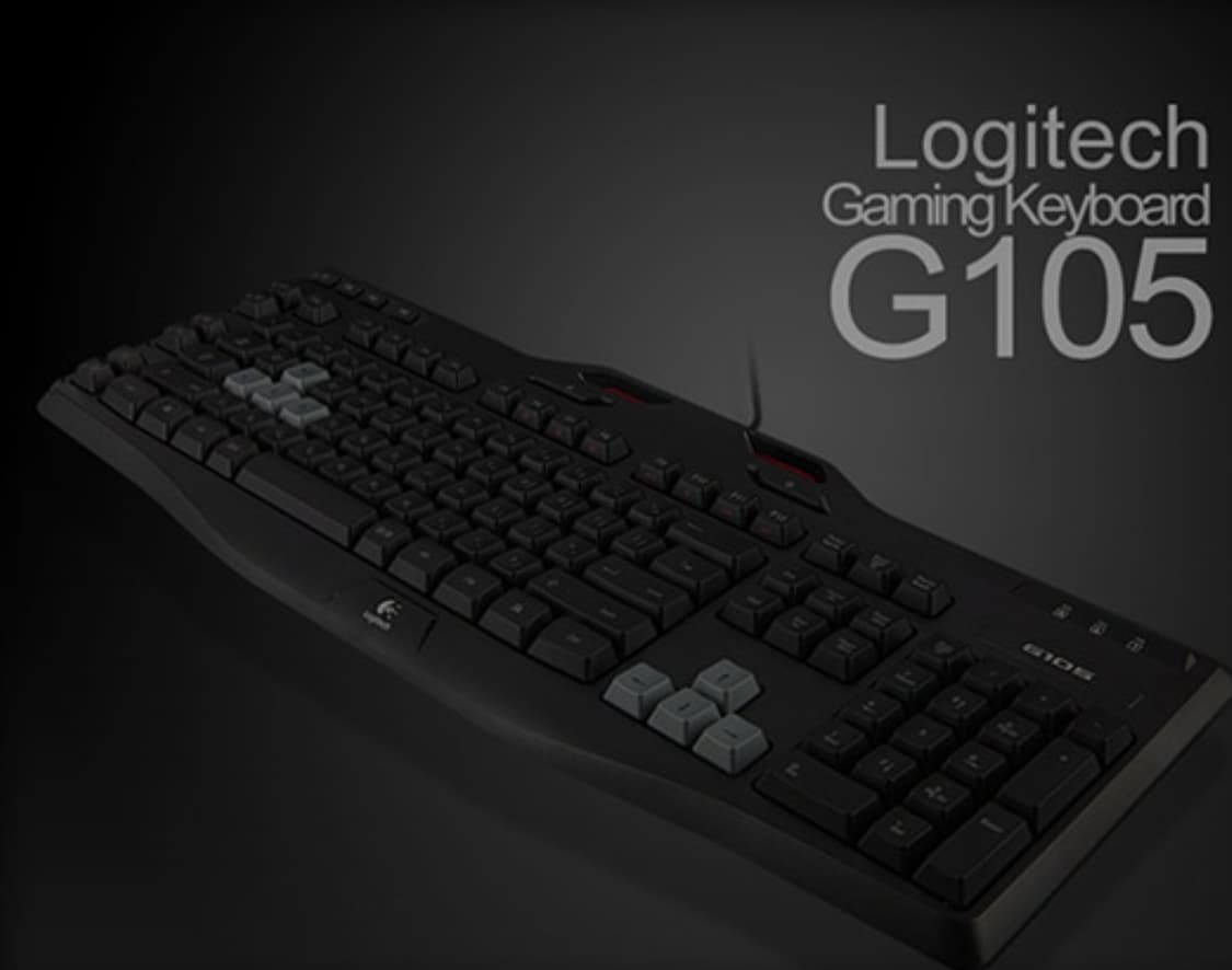 로지텍 G105 게이밍 멤브레인 키보드 급처 / 사무용 키보드 상품이미지1