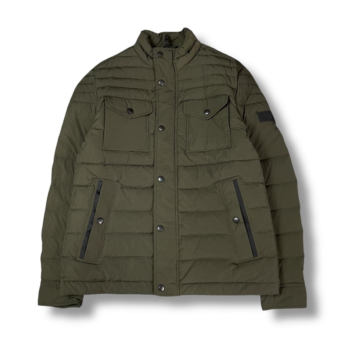 세루티 1881 옴므 카키 투포켓 다운 패딩 100 상품이미지1