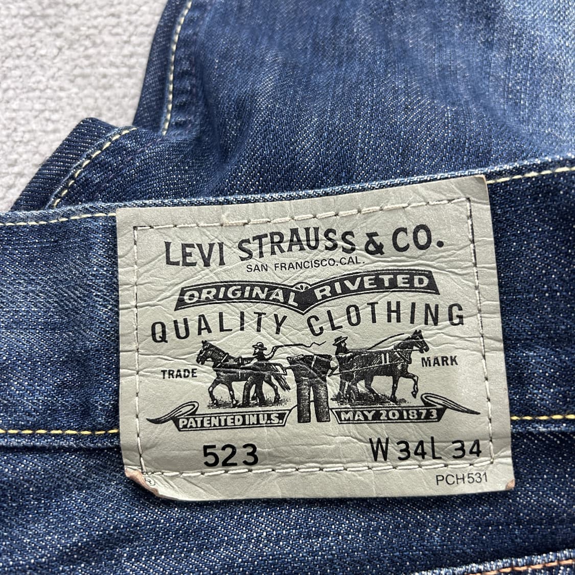리바이스 데님팬츠 523 34 상품이미지3