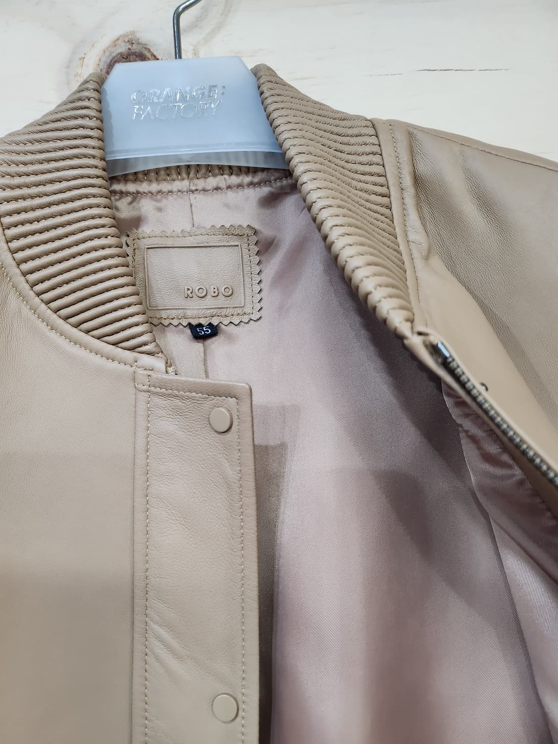 619 로보 양가죽 봄버 자켓 상품이미지7