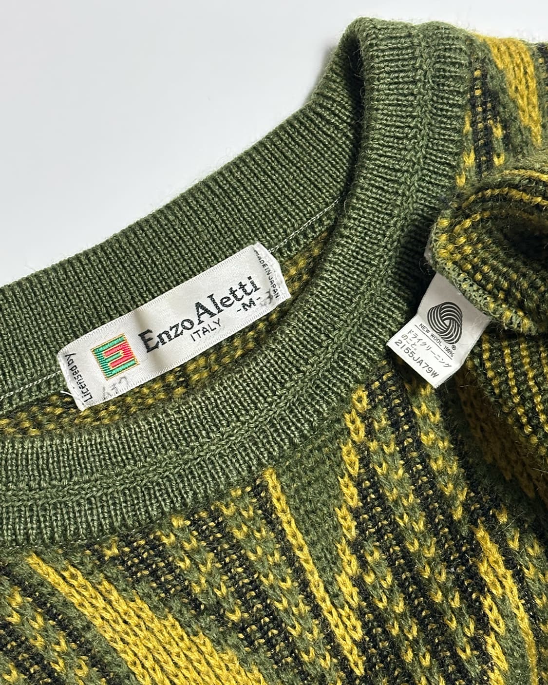 엔초알레띠 빈티지 케이블 니트 상품이미지4