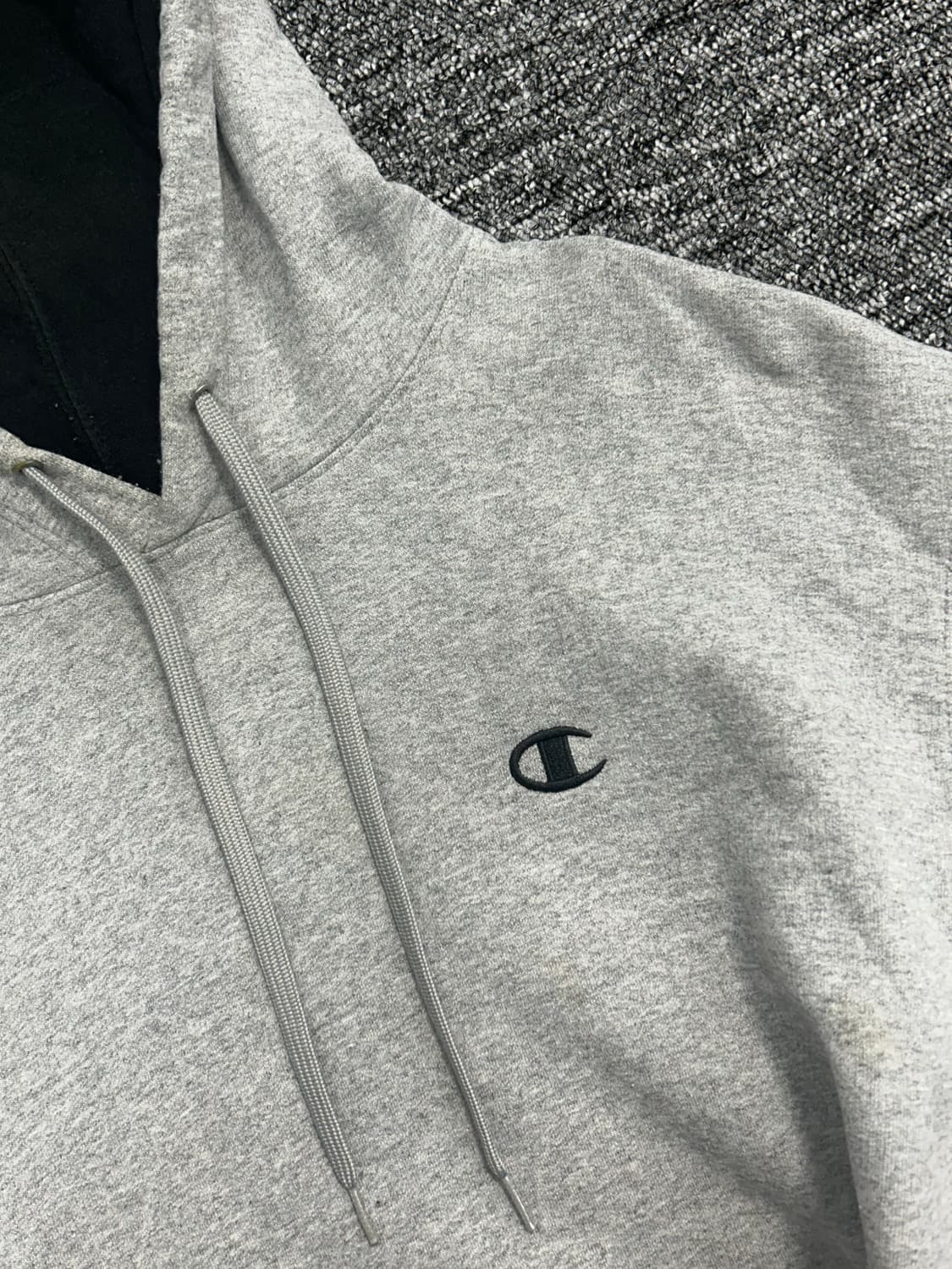 챔피온 어센틱 스몰로고 후드티 M 상품이미지6