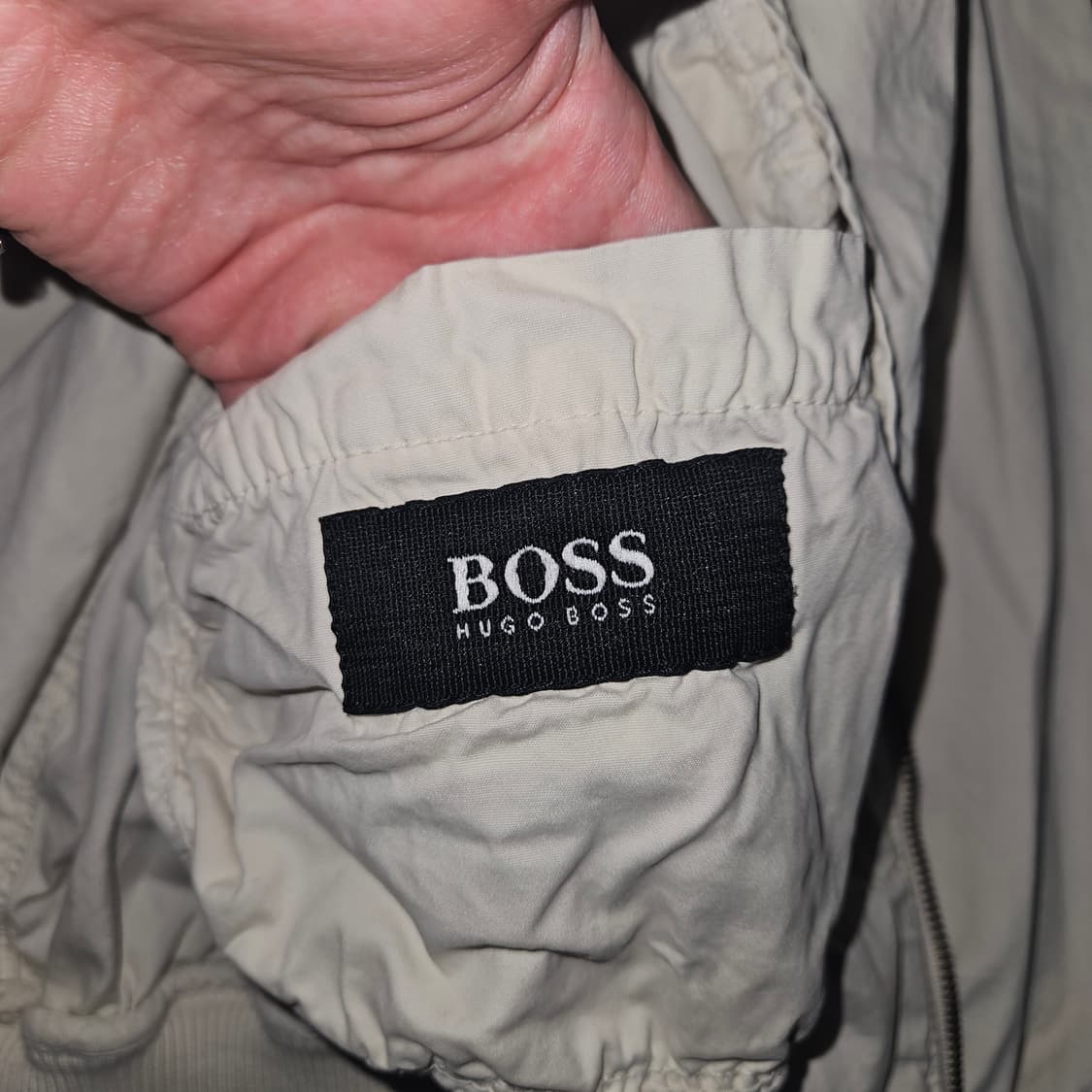 빈티지 휴고보스 코튼 봄버 자켓 상품이미지7