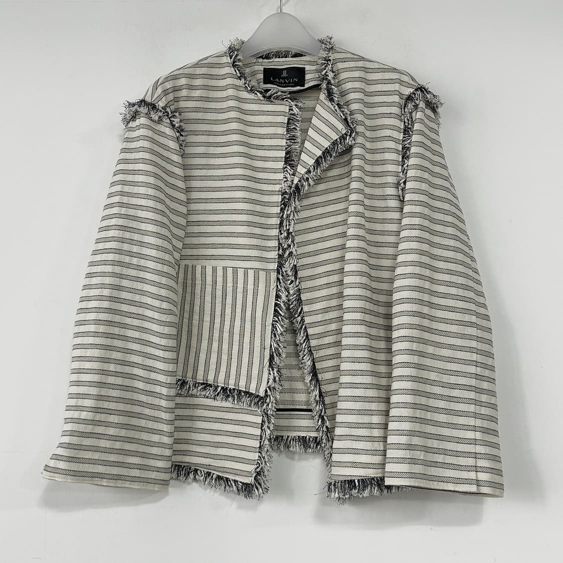 랑방컬렉션 프린지 디테일 린넨 자켓 상품이미지2