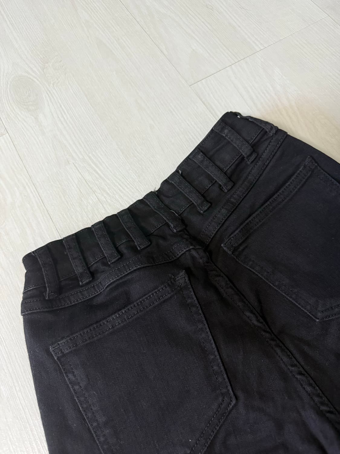 보세 셔링 부츠컷 팬츠 상품이미지4