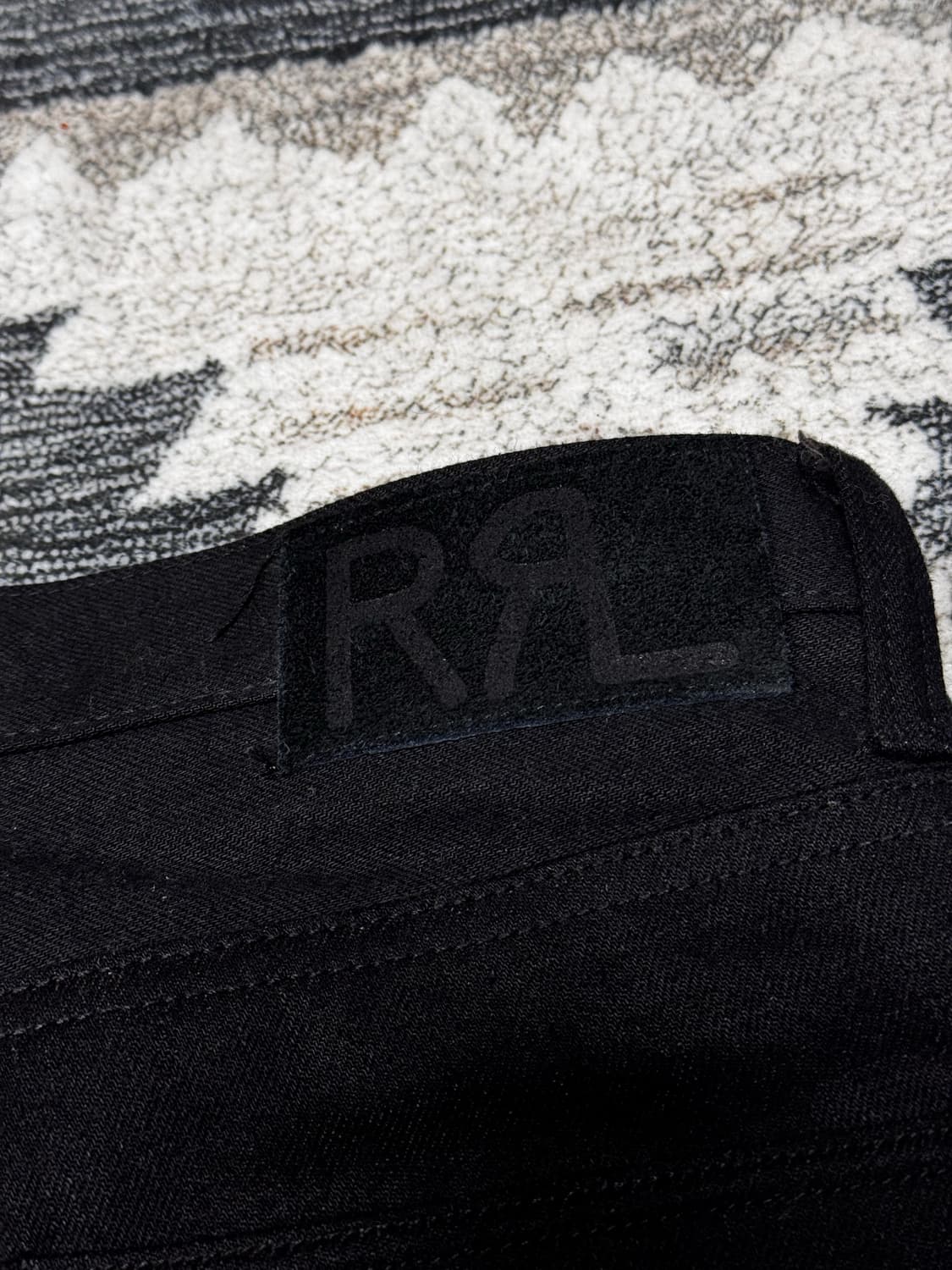 [30/30] RRL 빈티지 5포켓 블랙온블랙 상품이미지3