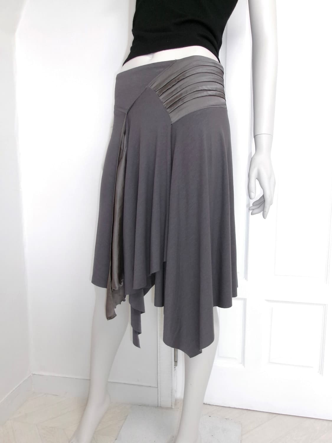 Japan Draped Unbalance Skirts 상품이미지1