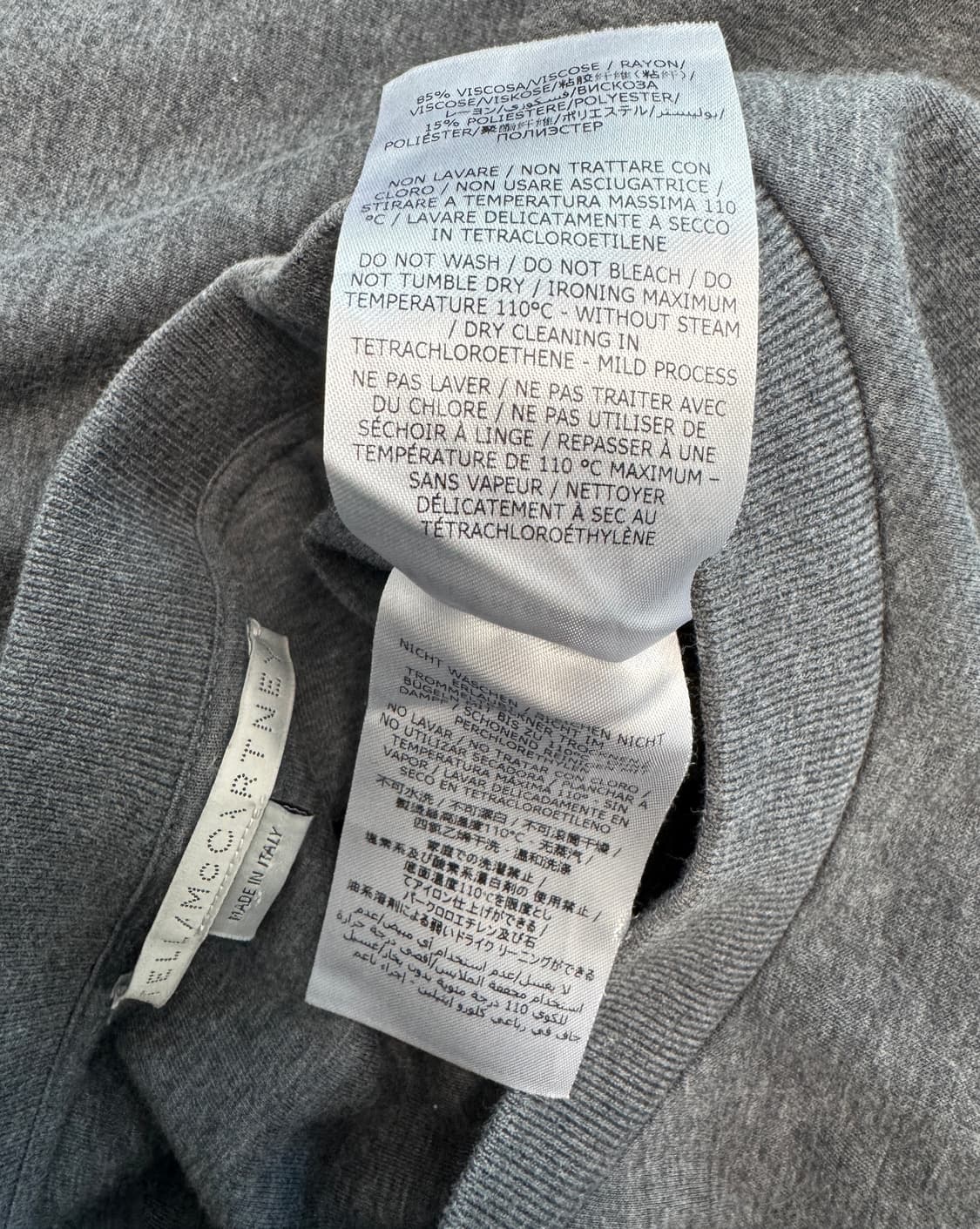 STELLA McCARTNEY 스텔라맥카트니 로고 테이프 스웻셔츠 38 상품이미지9