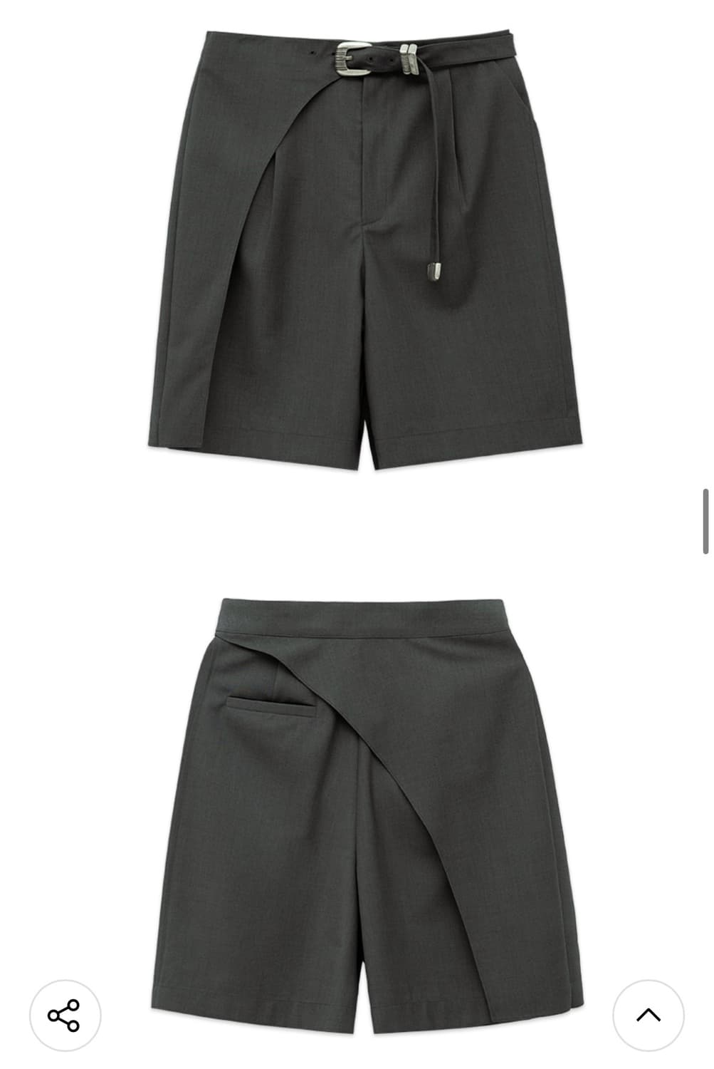 앤더슨벨 스칼라 벨티드 버뮤다 쇼츠 상품이미지2