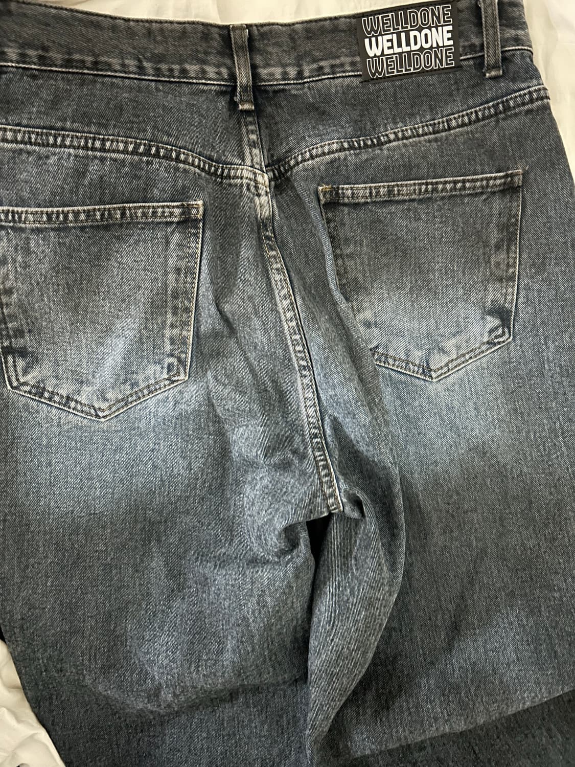 빈티지 워싱 데님 팬츠 상품이미지4