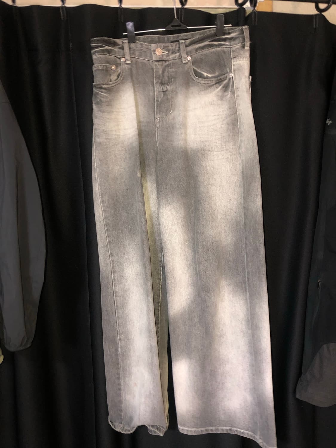 LCDC HAND BRUSHED WIDE-LEG DENIM (GREY) 상품이미지6