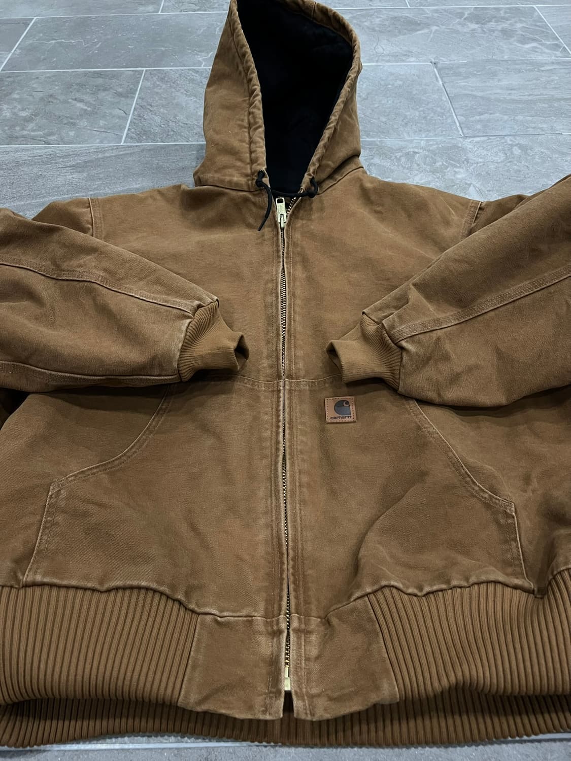 (XL)칼하트 덕 액티브 후드자켓 J130 211(BRN) 칼하트브라운 상품이미지7