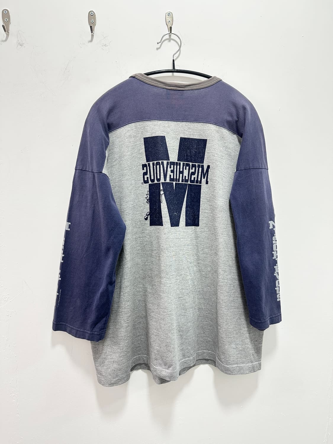 Mischievous vintage printing sleeve 상품이미지7