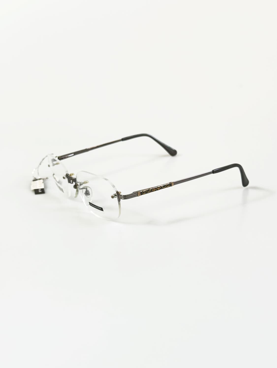 ISSAQUAH 2000 무테 스퀘어 메탈 프레임 빈티지 안경 상품이미지3