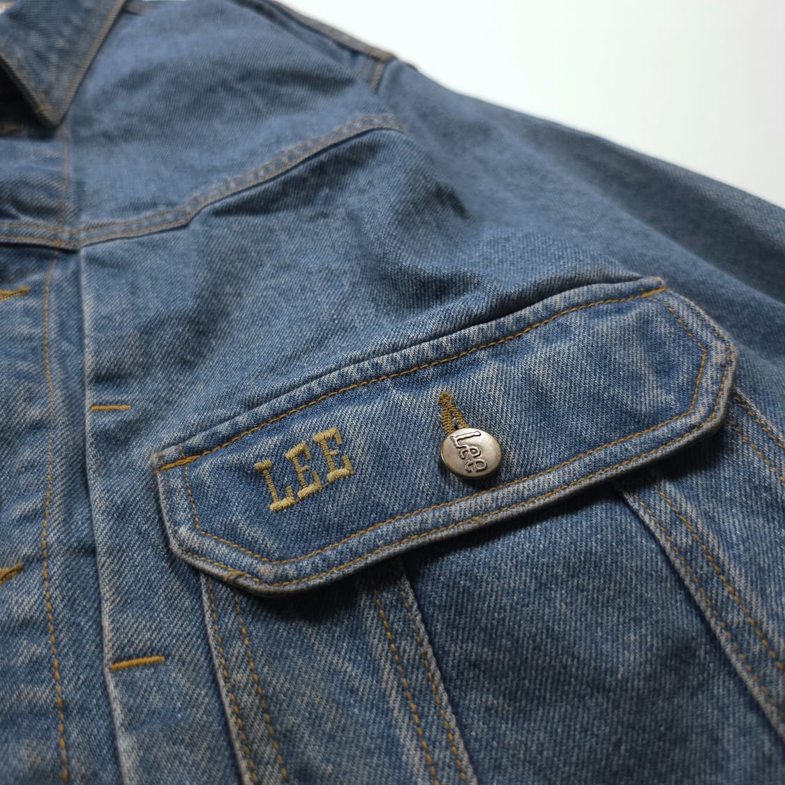 90s Lee 오리지널 2세대 데님 트러커 자켓 (90) 상품이미지3